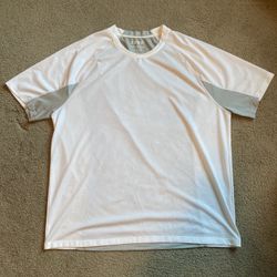 Izod White Performance Stretch Activewear T-Shirt