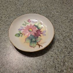 Vintage Hand Painted Saucer