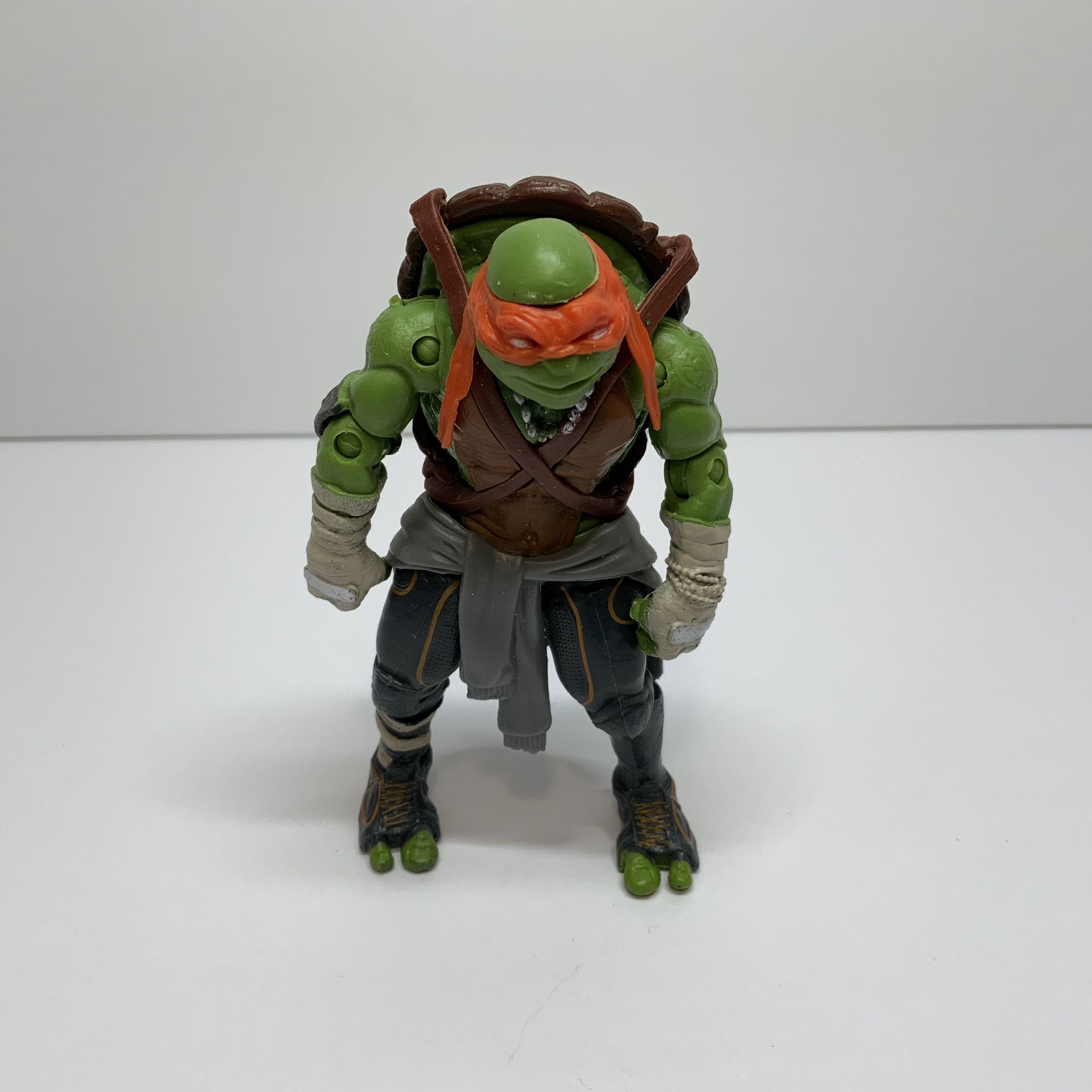 2014 Teenage Mutant Ninja Turtles Movie Mikey TMNT Loose Figure Michelangelo Toy