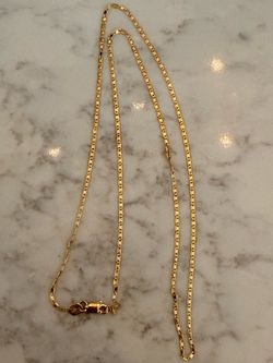 10K Gold Valentino Chain & Mariner Bracelet Set