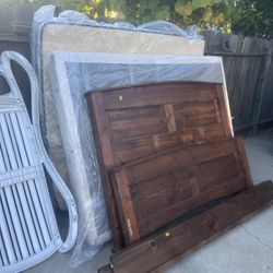 Queen Wooden Bed Frame 