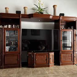 5 Piece Wood Wall Unit