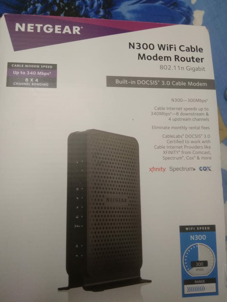 Netgear n300 wifi cable router series c3000