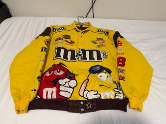 Vintage NASCAR M&M Racing Bomber Jacket: Sublimation Printed