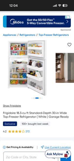 Refrigerator in box ( White )