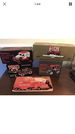 Texaco Die Cast Car Lot