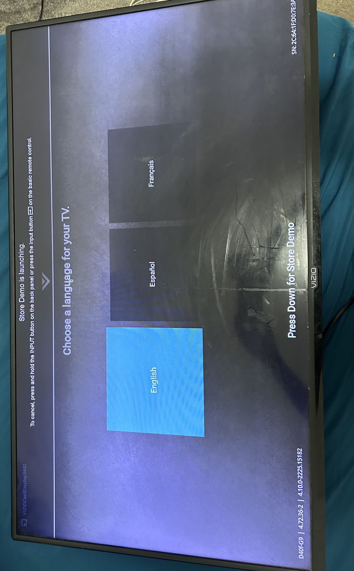 Vizio TV 40’