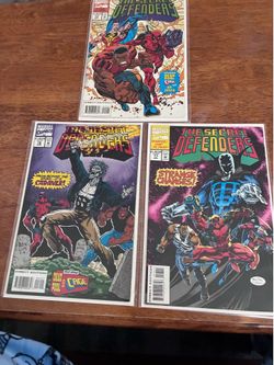 Three of the Secret Defenders Comics!