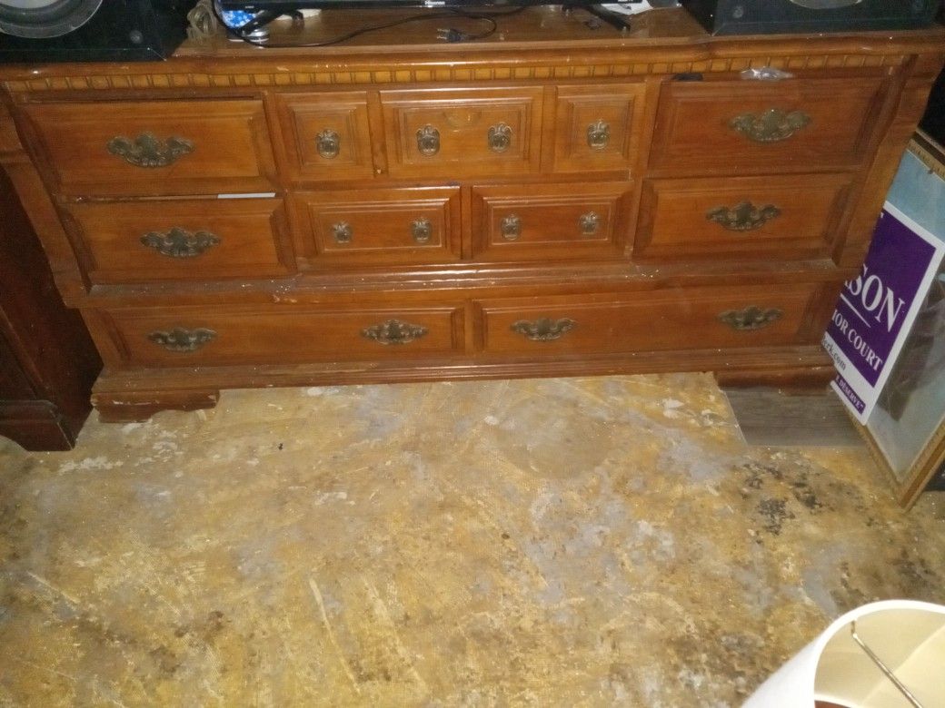 Cherry oak dresser