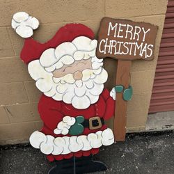 outdoor santa display 