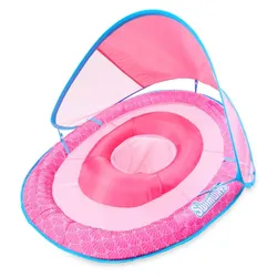 Swimways Sun Canopy Spring Float with Hyper-Flate Valve: Baby Pool Lounger new selling for only $15 firm