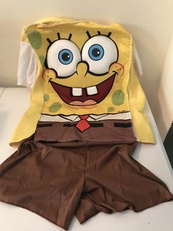 Child’s Deluxe Spongebob Squarepants Costume Large 7-10