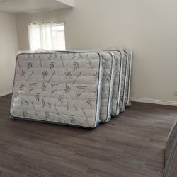 TWIN PILLOW TOP MATTRESS SET WHIT BOX SPRING BRAND NEW ✅️ 