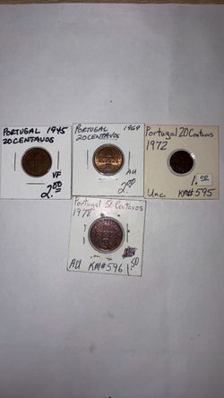 Portugal 🇵🇹 Coins (lot of 4)