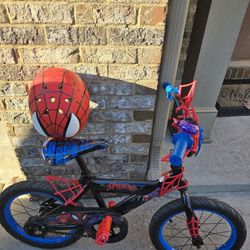 Spiderman Bike and Helmet