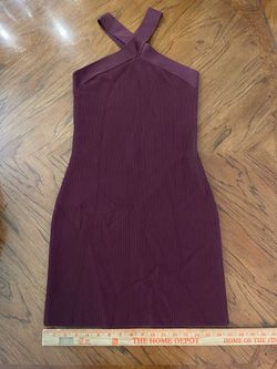 Like New Babaton Sculpt Knit Criss Cross Dress - Size M