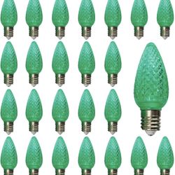 Green LED Christmas Lights 