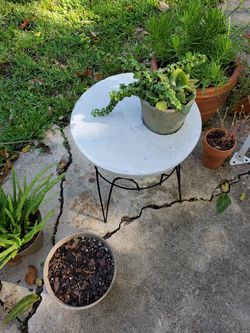 Modern Concrete Planter with Drainage Hole