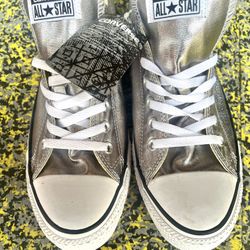 Converse Metallic Silver