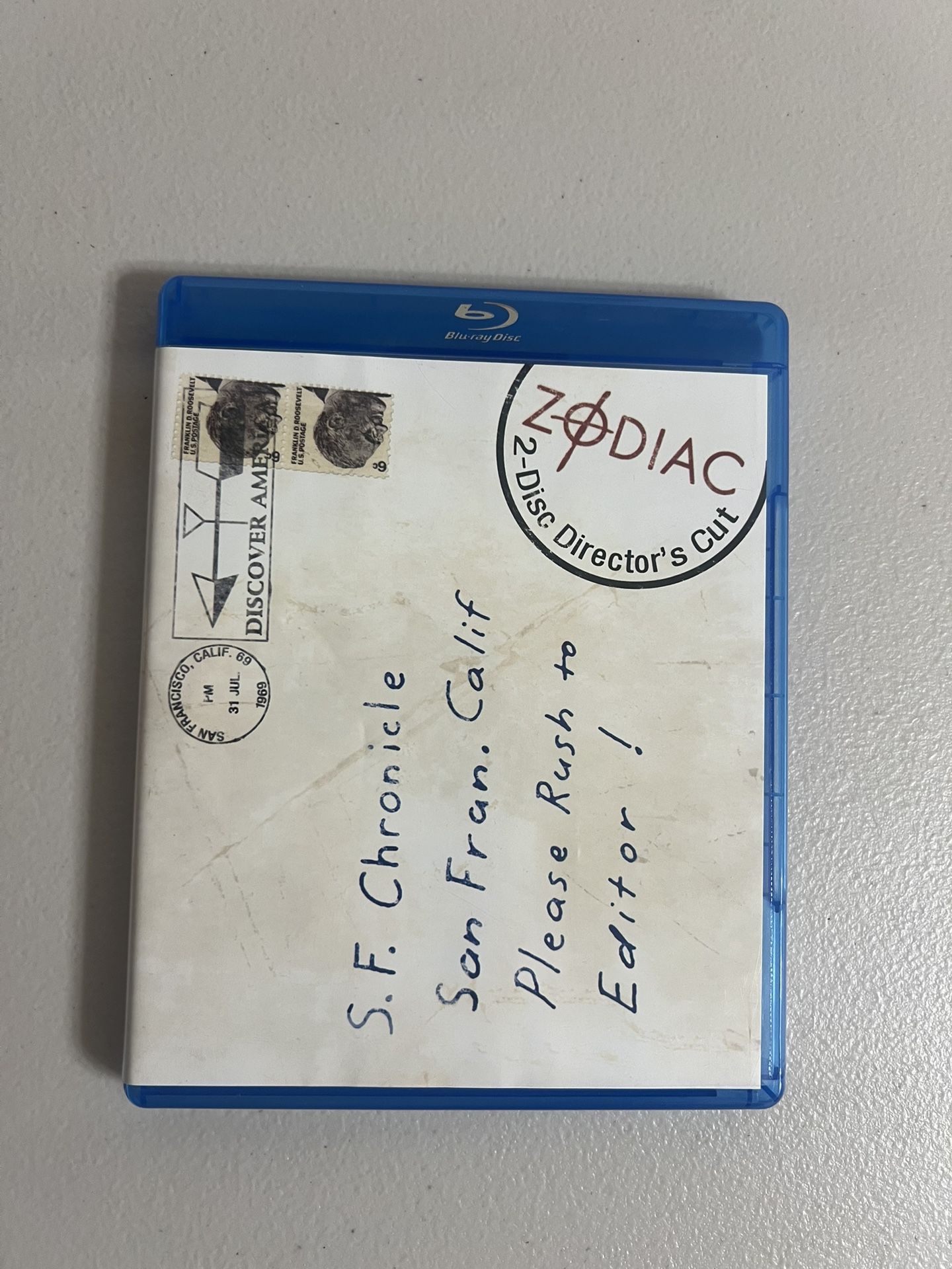 Zodiac Director’s Cut Blu-ray