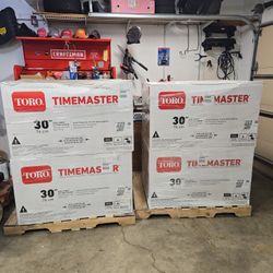 Brand new Toro Timemaster 30" LAWNMOWERS. 
$1399