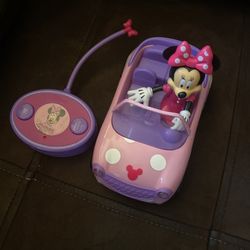 Toddler Minnie Race Car 