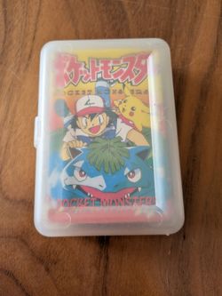 Vintage 90s Pokemon Poker Playing cards complete set