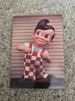 Vintage Bob's Big Boy Post Card.