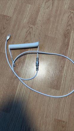 Coiled wire for keyboard