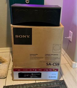 Sony SA-CS9 Active Subwoofer Bass Reflex