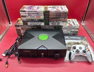 Xbox Original Console with games lot