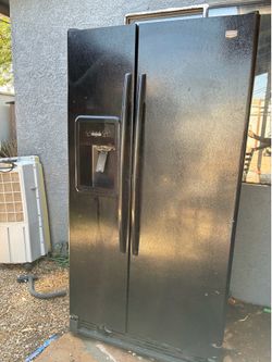 Black fridge
