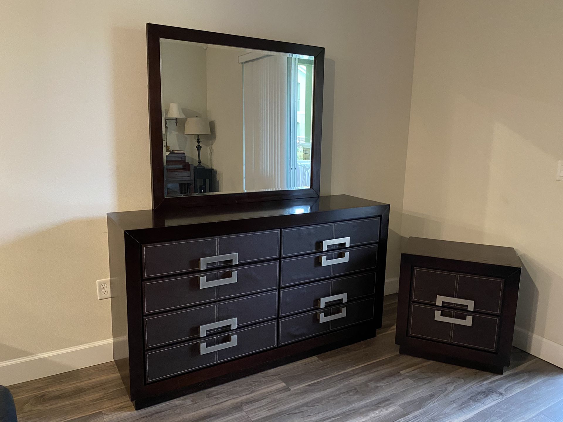 6 - drawer dresser and nightstand