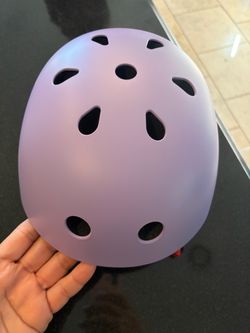 Lavender Bike Helmet with Vents