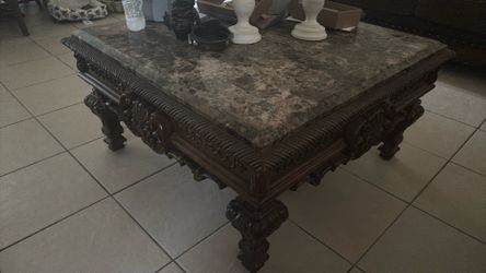 Marble table