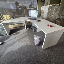 White Office Desk!