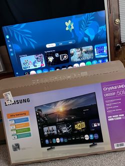 Samsung 50” 4K Smart TV crystal UHD - television (bought April 2026)