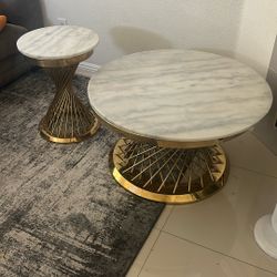 Coffee Table And Side Table 