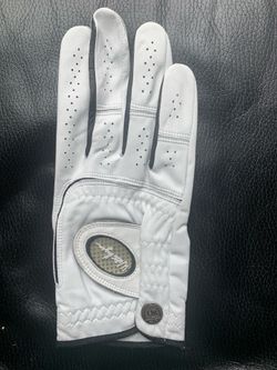Walter Hagen Tour Signature Series White Leather Golf Glove Men’s XL Right Hand for left handed golfer New