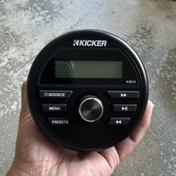 Kicker KMC2 Marine Head Unit