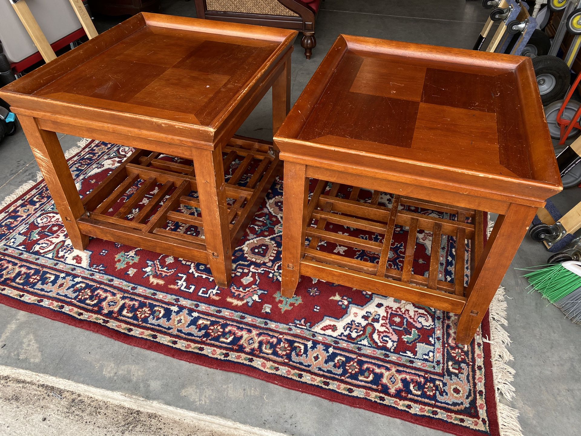 Pair of Side Tables - Price for Both