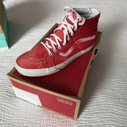 Vans Old Skool Hi Limited Edition Red Size US Men’s 10.5