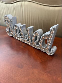 Decorative wood sign