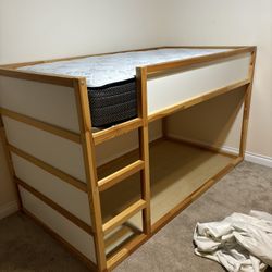 Kids Twin Bed W/ Mattress
