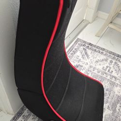 Game Chair Ergonomic Foldable Gaming Chair with Built-in 3" Dual Speakers - Bluetooth & 3.5mm Ports, Comfort Foam Padding,Black Red