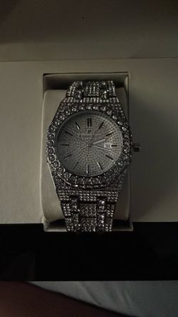 Luxury, iced out, Watch