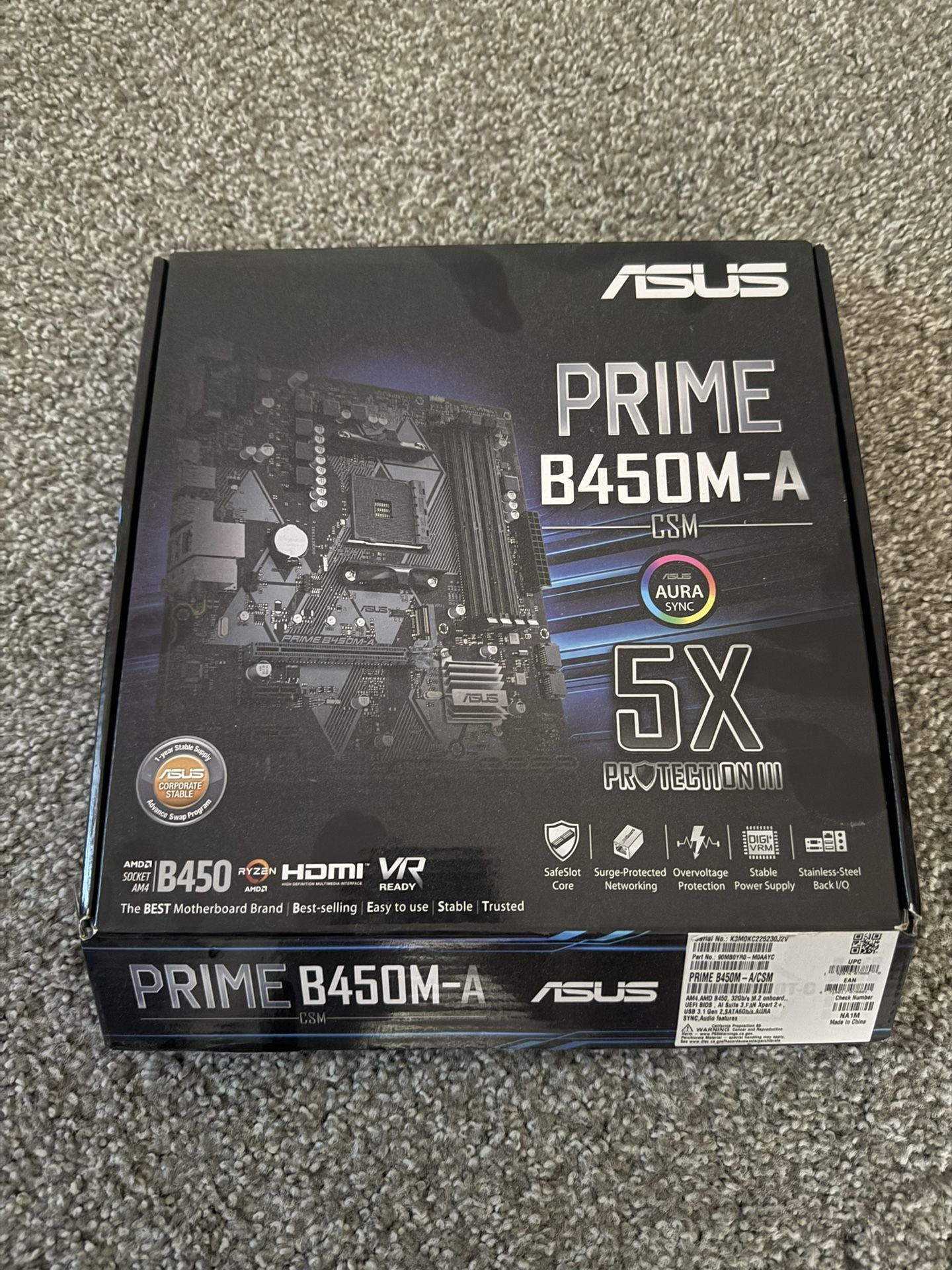 Asus Prime B450m-a Motherboard