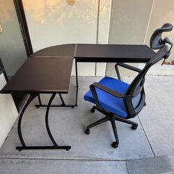 Brand New Office Desk With Chair Computer Desk L Shape Desk Corner Desk With Chair Combo