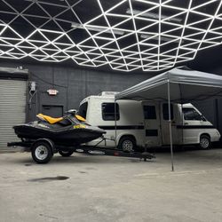 Rv Motor Home Jetski