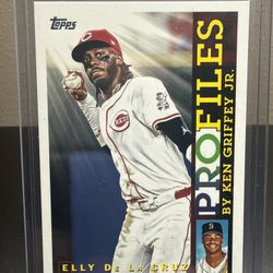 2026 Topps ~ Elly De La Cruz ~ Profiles By Ken Griffey Jr ~ TP-5 ~ Reds
